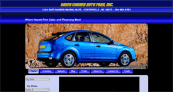 Desktop Screenshot of greencornerautopark.com